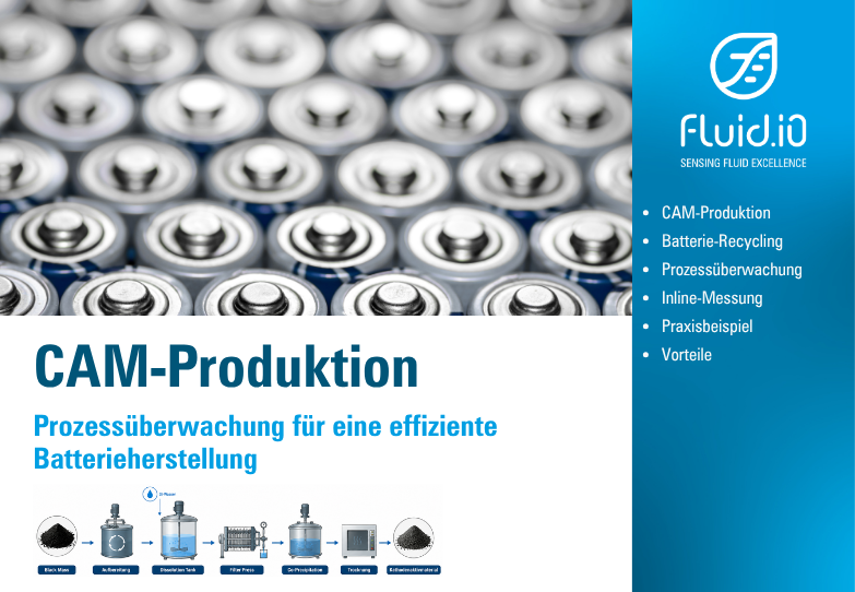 From Black Mass to Cathode Material: How Inline Concentration Measurement Makes CAM Production More Efficient
