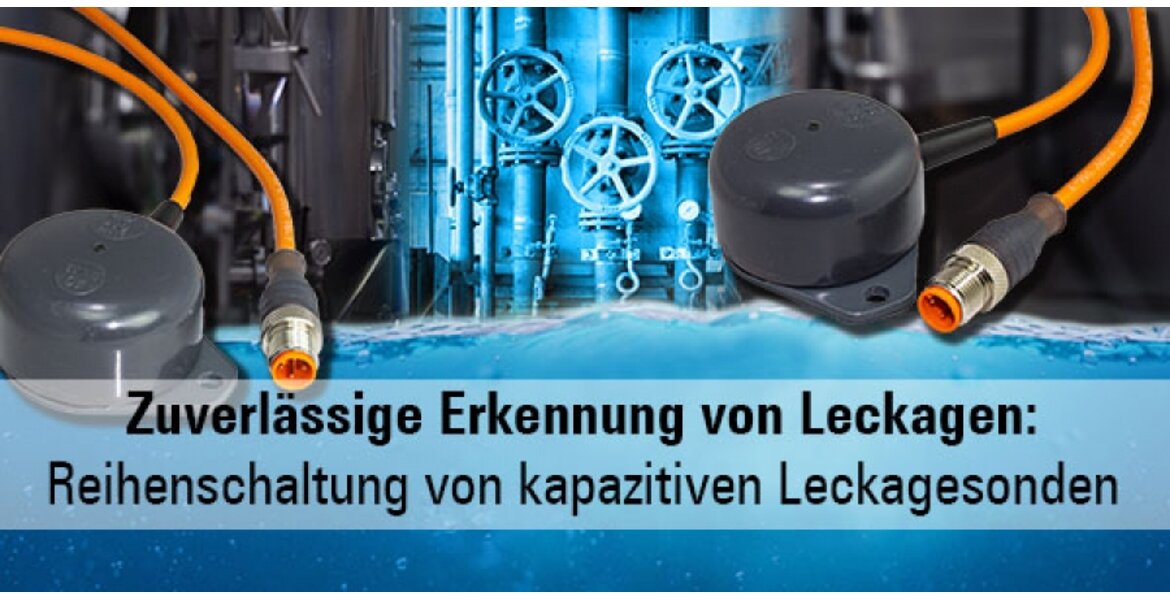 Detektion von auslaufenden leitenden und nicht-leitenden Betriebsmitteln mit Hilfe von Leckagesensoren