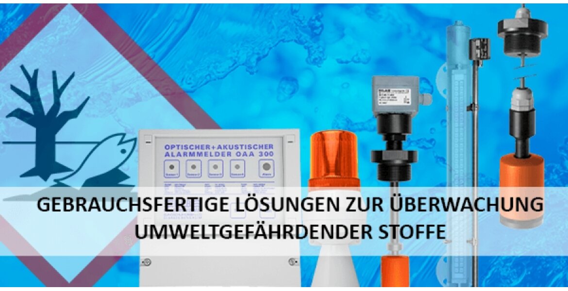 Gebrauchsfertige Lösungen zur Überwachung umweltgefährdender Stoffe durch unsere Füllstandstechnik