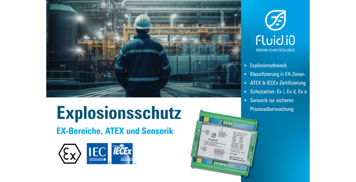 Explosion protection in the process industry: EX zones, ATEX and sensor technology explained simply