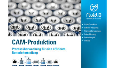 Von der Black Mass zum Kathodenmaterial: Wie Inline-Konzentrationsmessung die CAM-Produktion effizienter macht