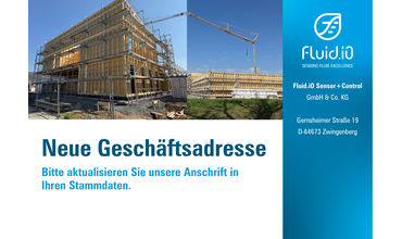 Neue Geschäftsadresse nach Umzug