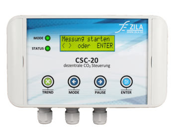 CSC-20 YUGO Unidad de control descentralizada con sensor de CO2 para ventilación según demanda
