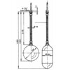 Interruptor de flotador de acero inoxidable