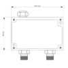 Differential pressure transmitter for high or low pressure applications