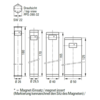 PPH-Schwimmer mit Magneteinsatz