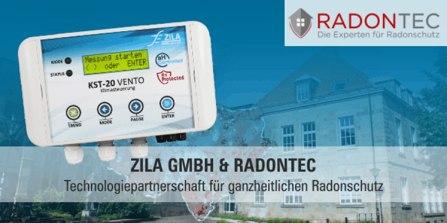 Fluid.iO & RadonTec präsentieren Lüftungssteuerung zum ganzheitlichen Radonschutz