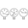 Conductive electrodes with and without 24 V DC direct connection