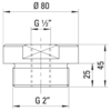 Teflon float switch for all kinds of liquids up to 150°C