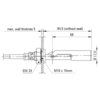 Built-in float level switch