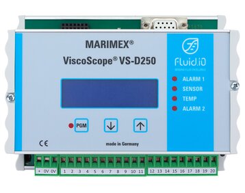 Höchstmögliche Flexibilität für eine optimale Auswahl des Messinstrumentes: Der Transmitter VS-D250 ist mit allen ViscoScope®-Sensoren der Typen VA-100 und VA-300 kompatibel.