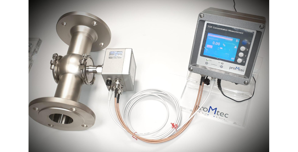 Präzise Konzentrationsmessung mit dem US-ICC TOF 1500