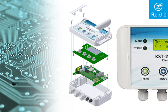 fluidio green Circuit Board for electronics assembly
